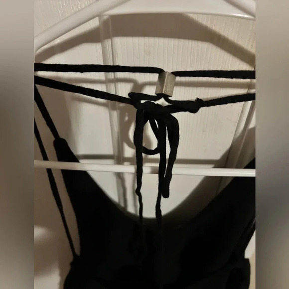 Free People Black Knit Halter Tank NWT Size M - Picture 7 of 8